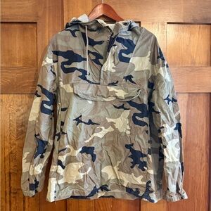 PacSun Desert Camouflage Windbreaker Anorak Jacket, men’s small